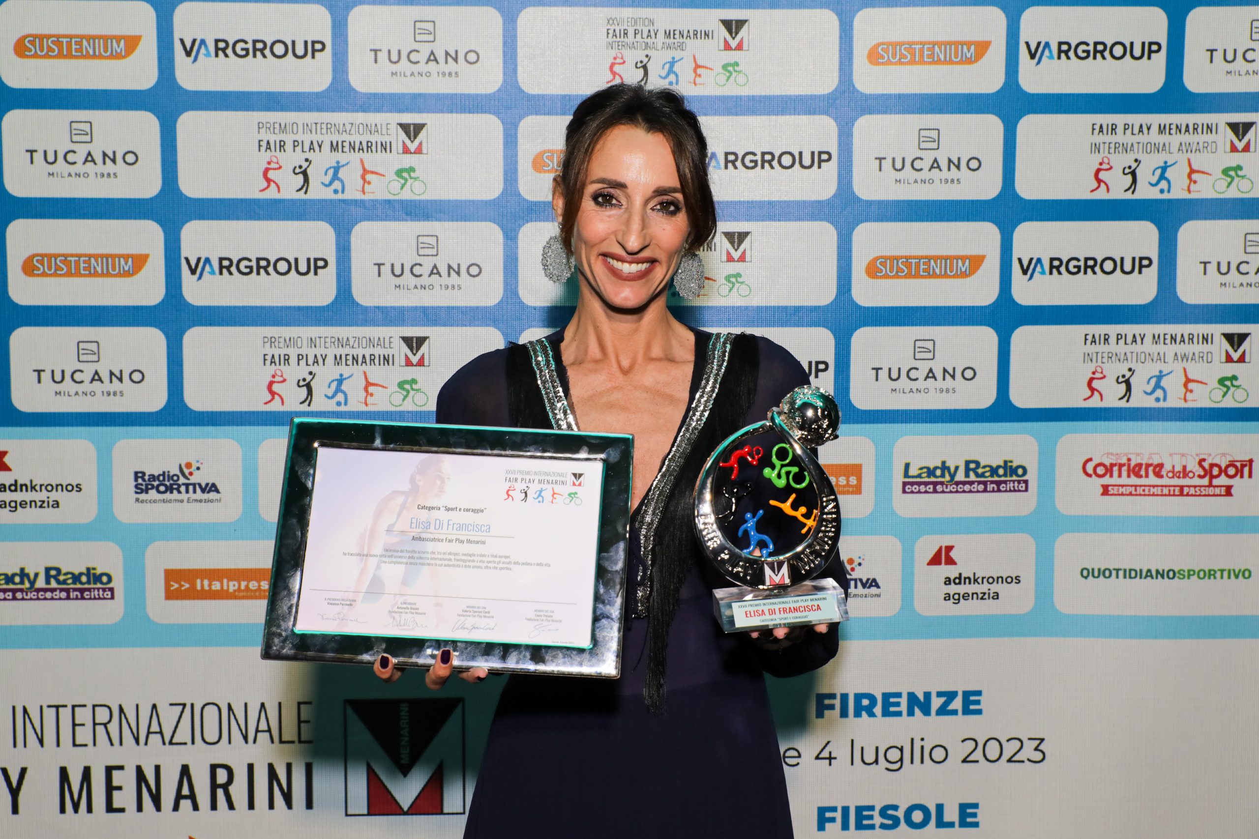 ELISA DI FRANCISCA, “Sport and Courage” Category