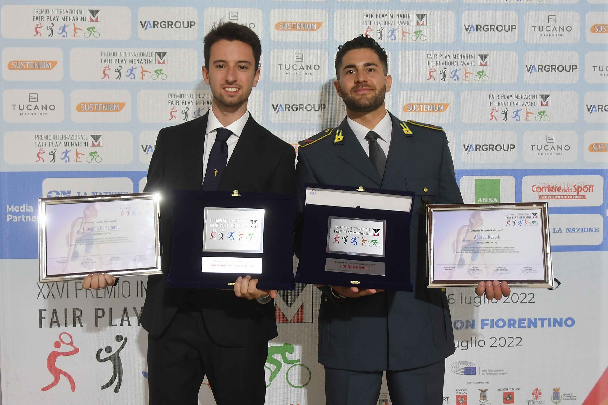 Giacomo Bertagnolli and Andrea Ravelli - Category "Sport beyond Sport"