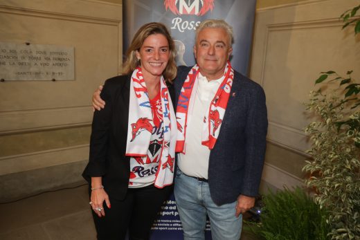 Valeria Speroni Cardi, Global Director of Press and Media Relations Menarini, and Ivano Nuti